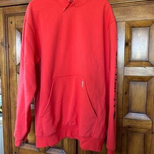 Orange Hoodie Sweatshirt